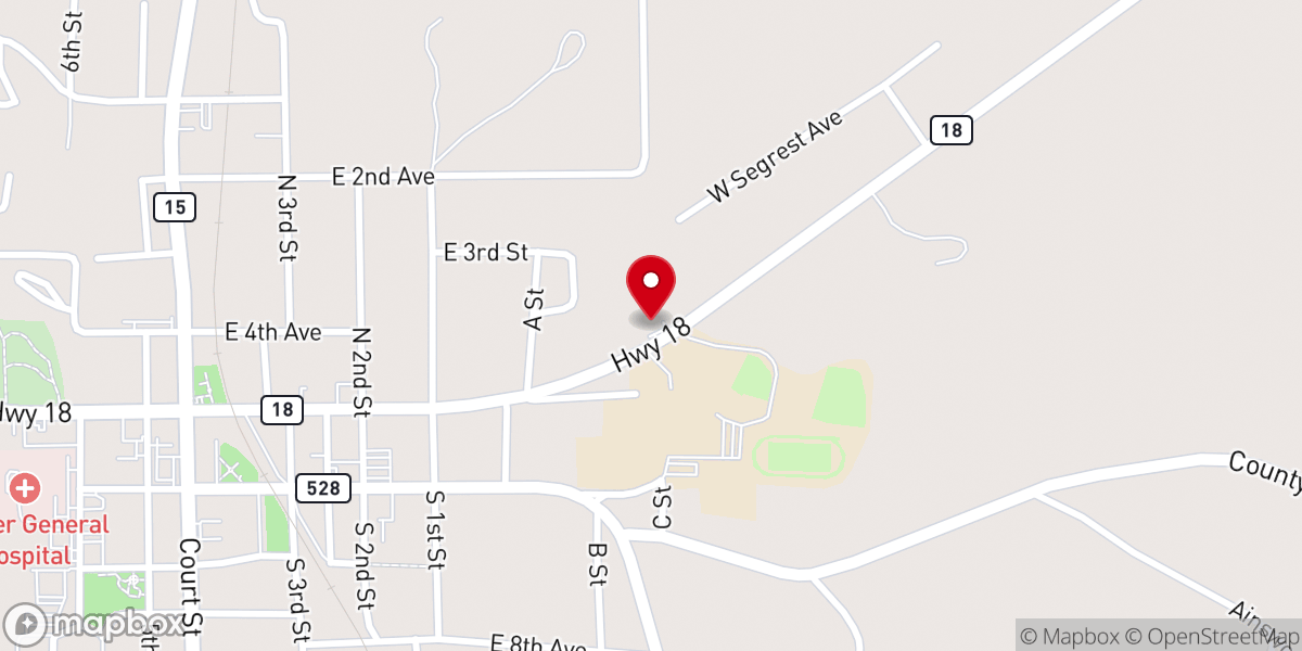 Map showing location of Greater Praise & Deliverance