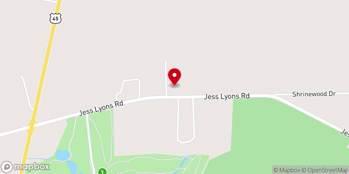 Map showing location of Christian Life Tabernacle