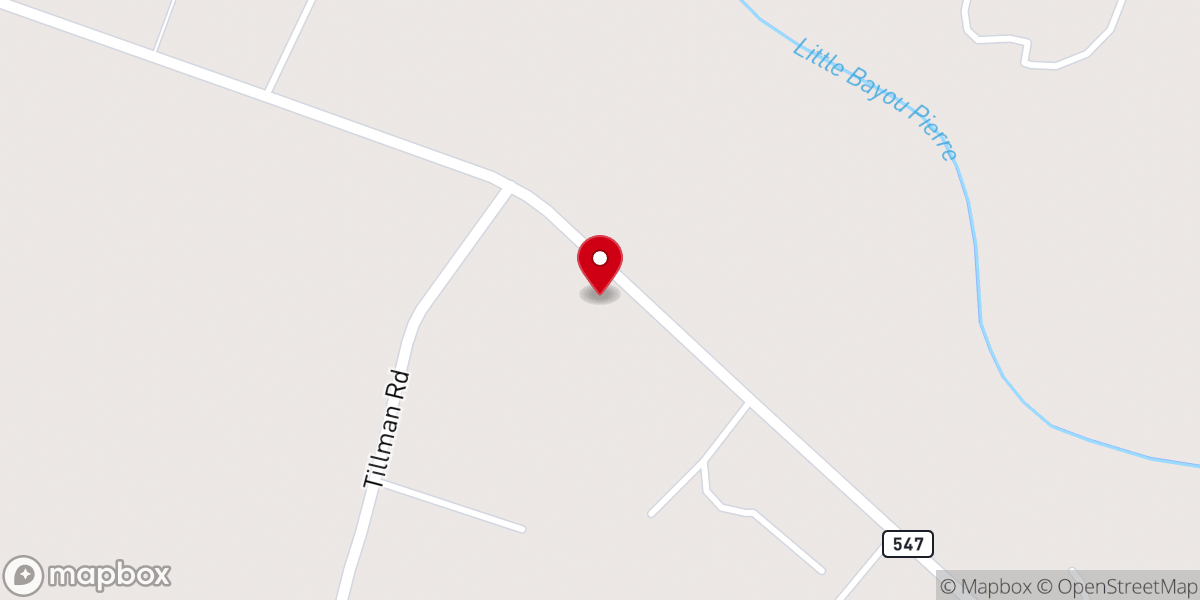 Map showing location of Mercy Seat Baptist Church