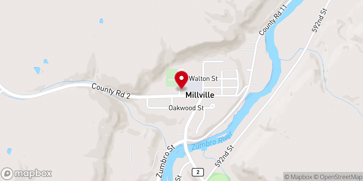 Map showing location of Grace United Church