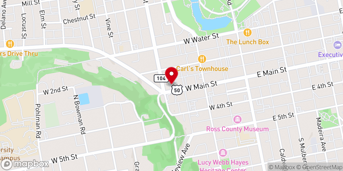 Map showing location of Quinn Chapel African Methodist Episcopal Church