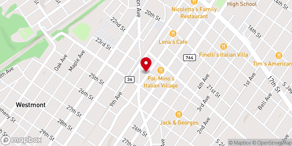 Map showing location of Renew Church Altoona
