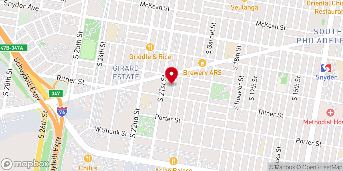 Map showing location of Yesha Ministries