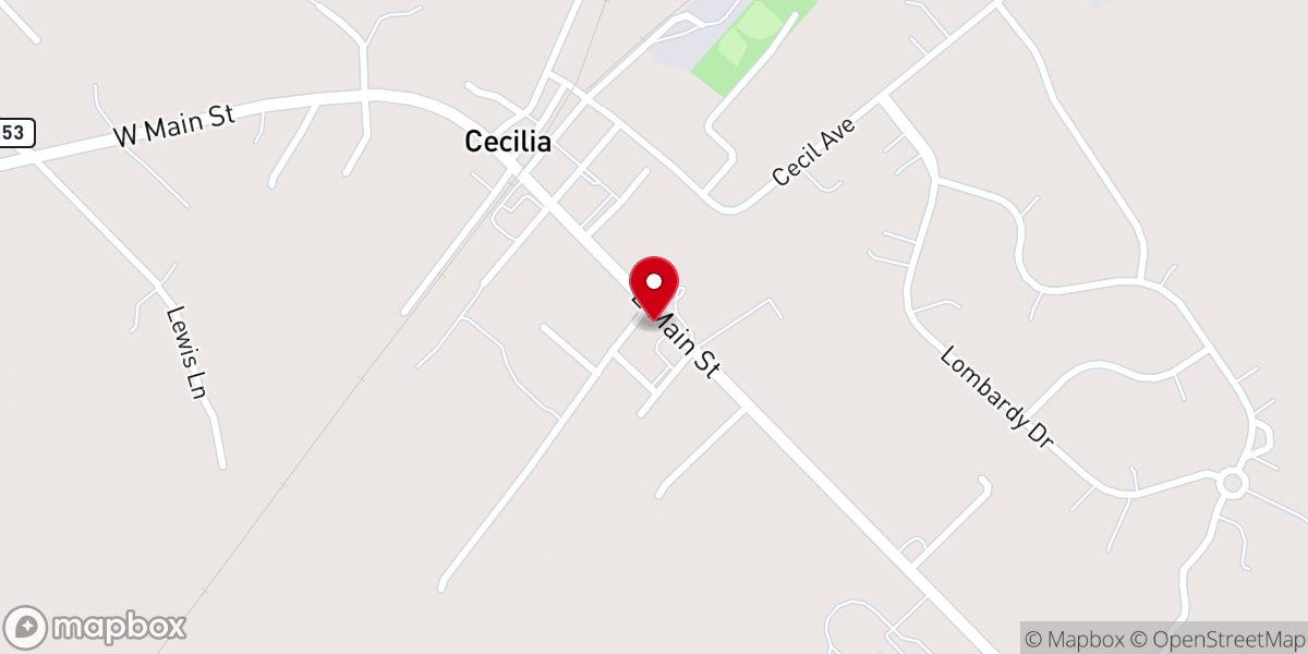 Map showing location of St Ambrose Catholic Church