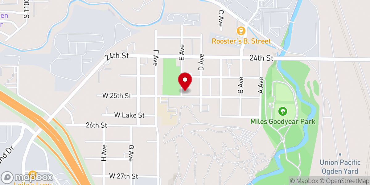 Map showing location of Gospel Tabernacle Family Worship Center