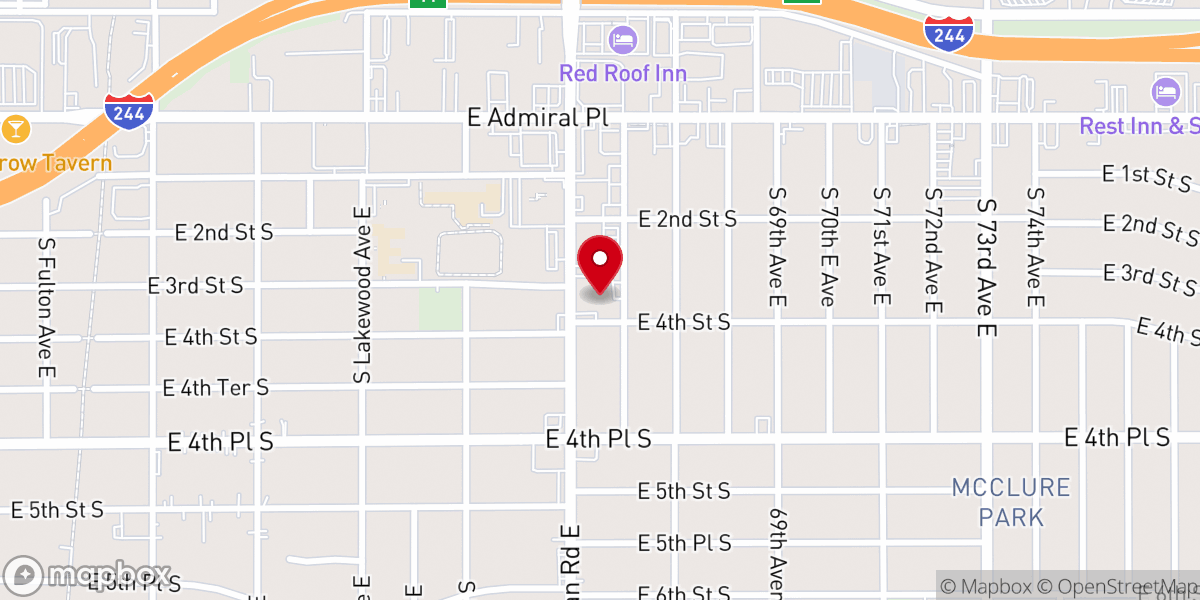Map showing location of Reality Rap Ministries Inc