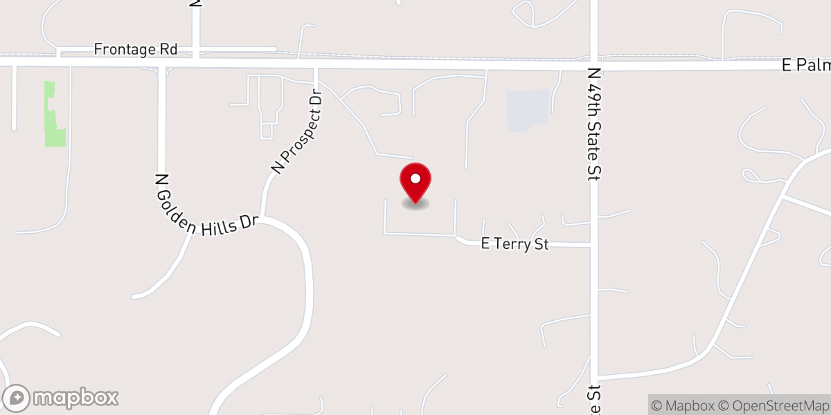 Map showing location of Old Apostolic Lutheran Church