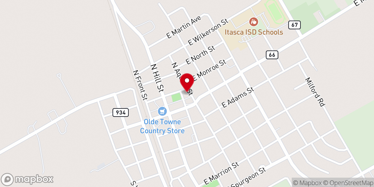 Map showing location of Reconciled Church