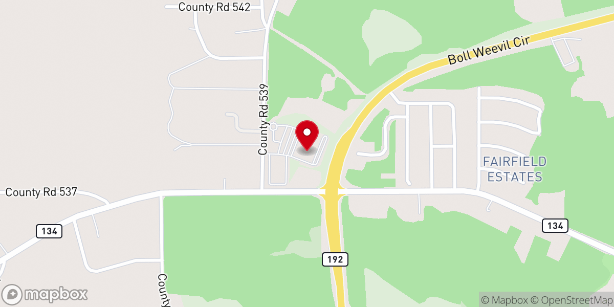 Map showing location of High Pointe Church