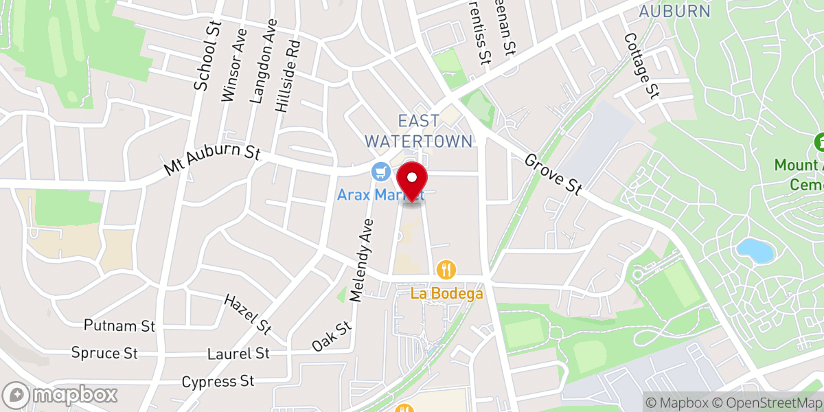 Map showing location of St Stephens Armenian Apostolic Church of Greater Boston Inc