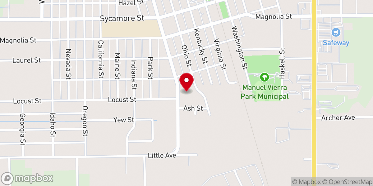 Map showing location of Sierra Butte Baptist Association
