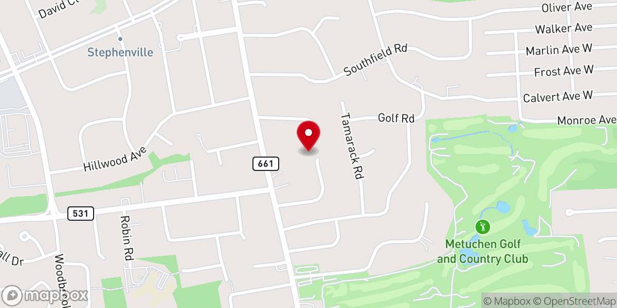 Map showing location of Tamil Catholics Association of America TCAA
