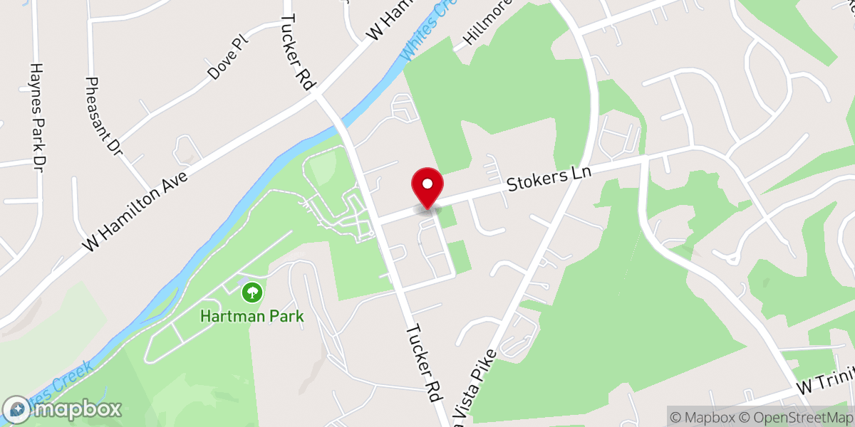 Map showing location of Stokers Lane Church of God
