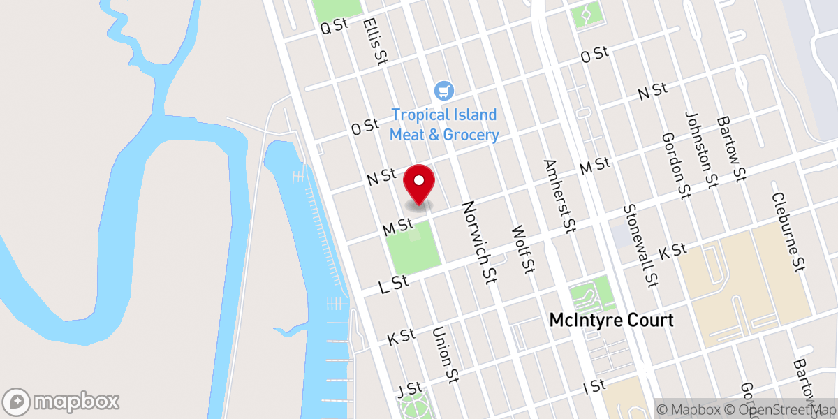 Map showing location of First Wesleyan Church