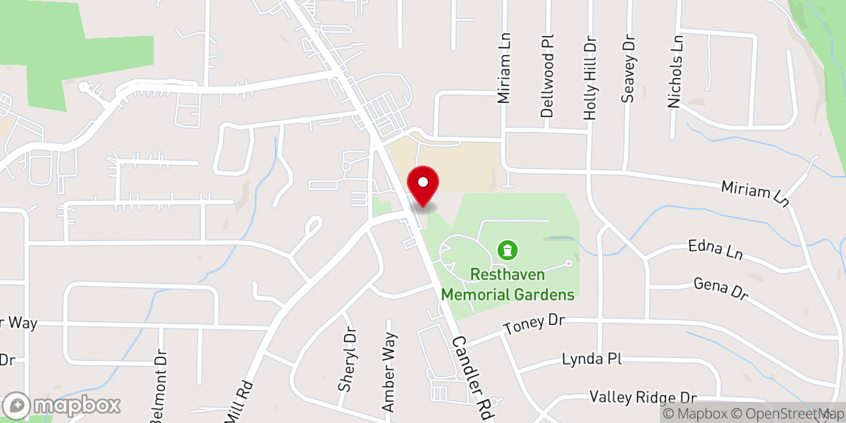 Map showing location of rebirth church of atlanta
