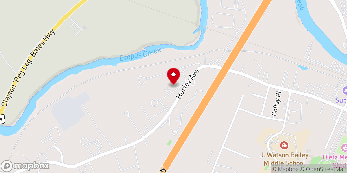 Map showing location of Fountain Of Life Church