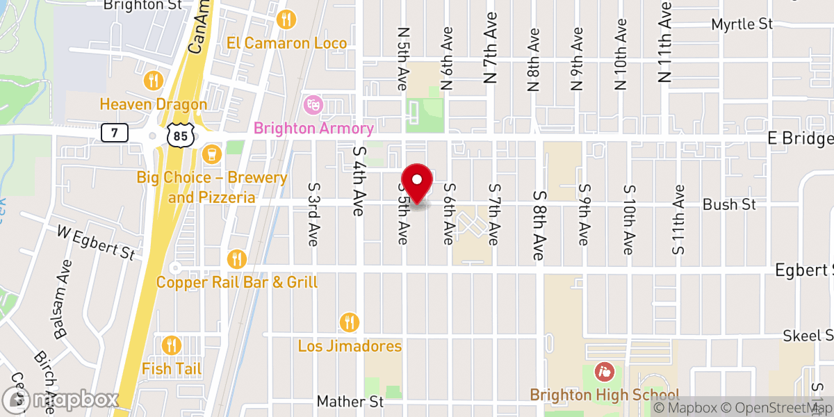 Map showing location of Calvary Redeemer Church