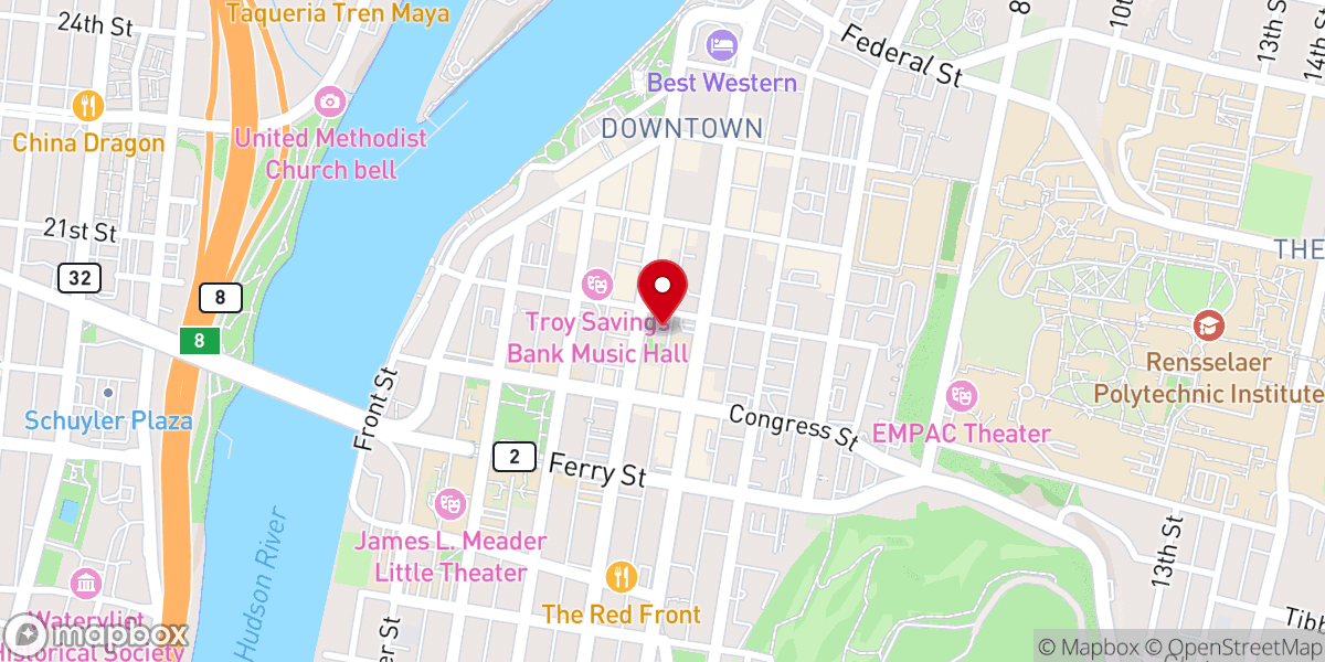 Map showing location of Saint Anthony's Roman Catholic Church