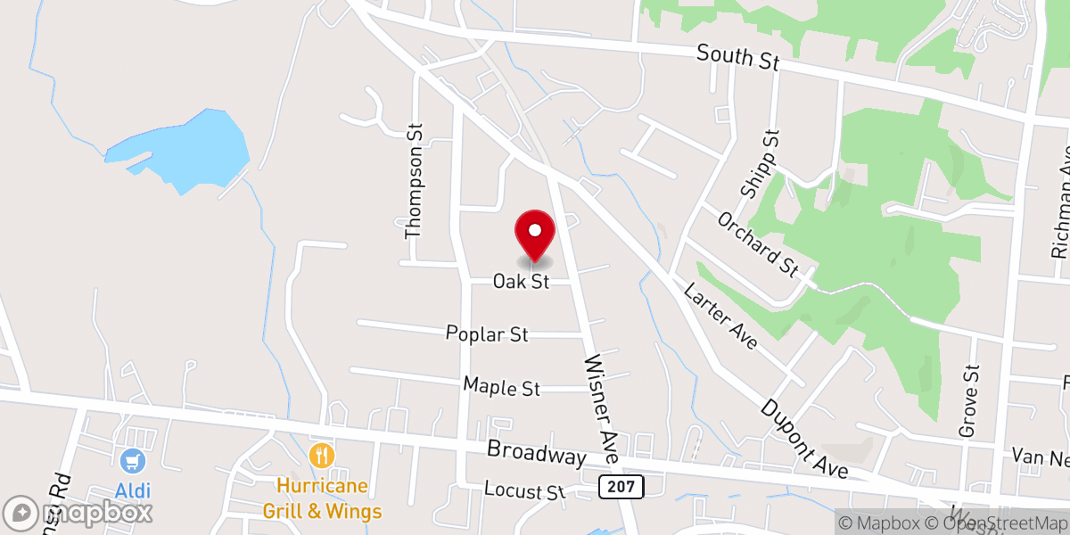 Map showing location of Church of God