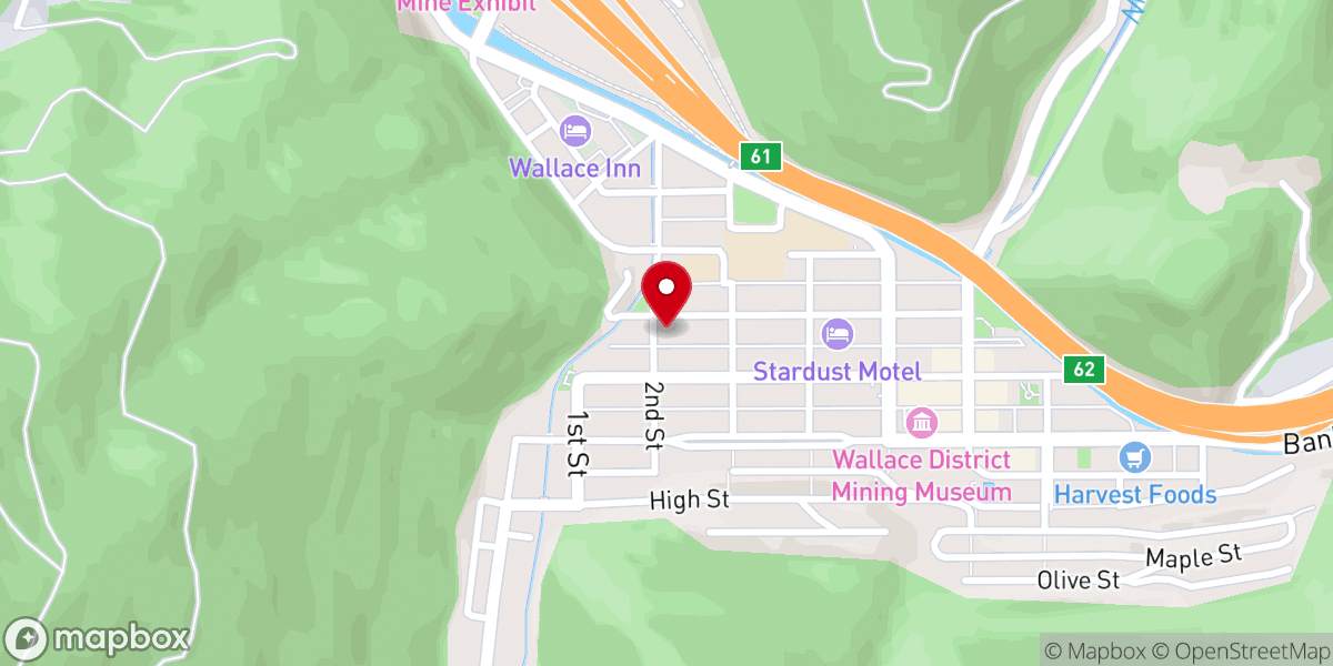 Map showing location of St Alphonsus Catholic Church