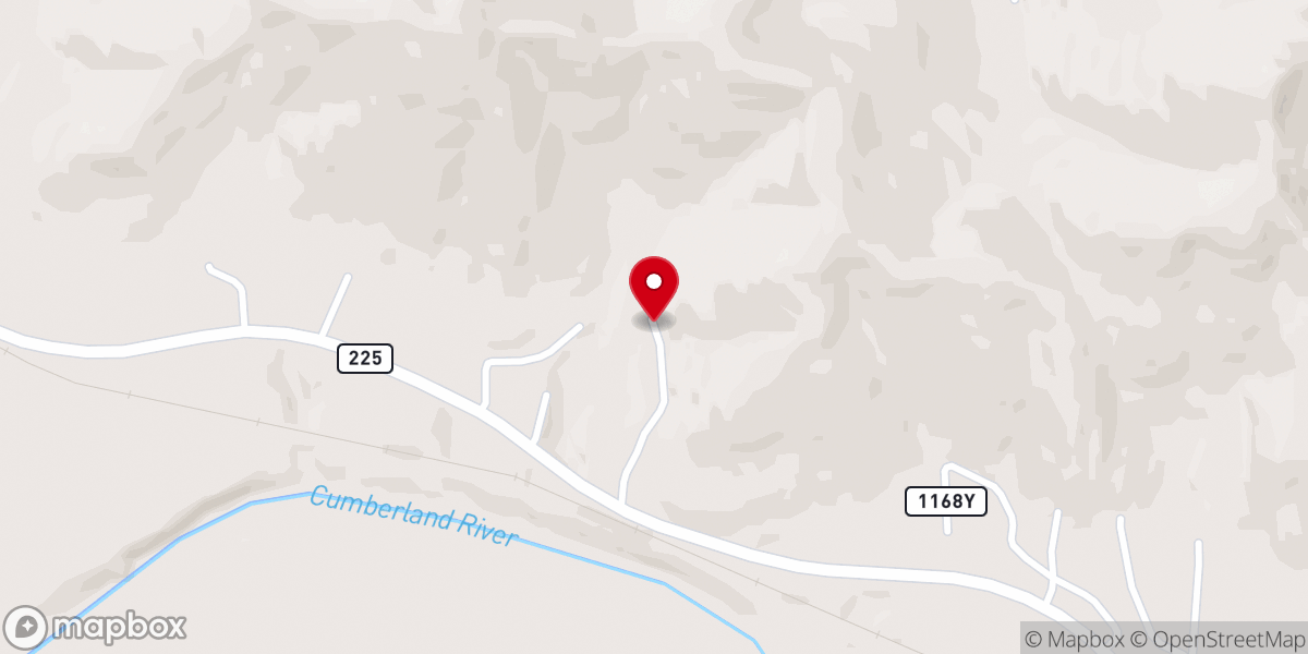 Map showing location of Emmanuel Bible Camp