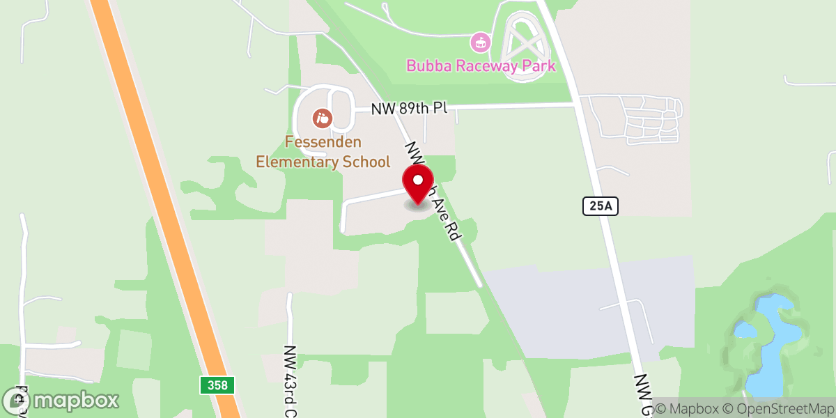 Map showing location of Progressive Union Baptist Church
