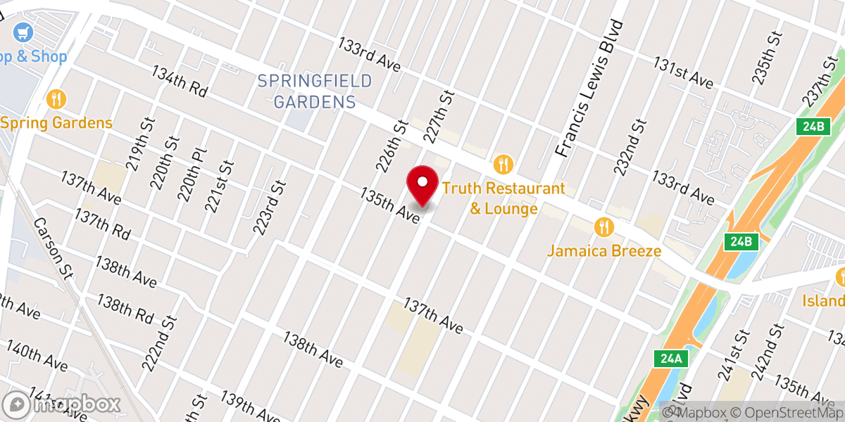 Map showing location of Good Shepherd Lutheran Church