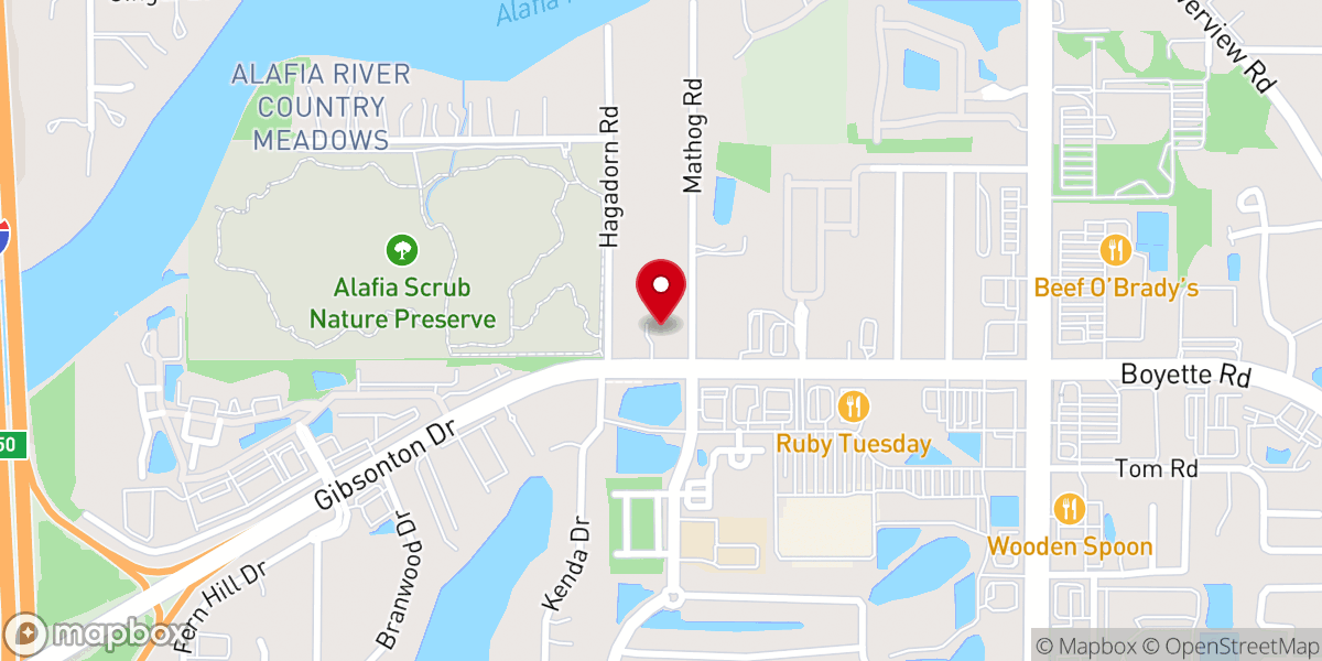 Map showing location of Community Worship Center