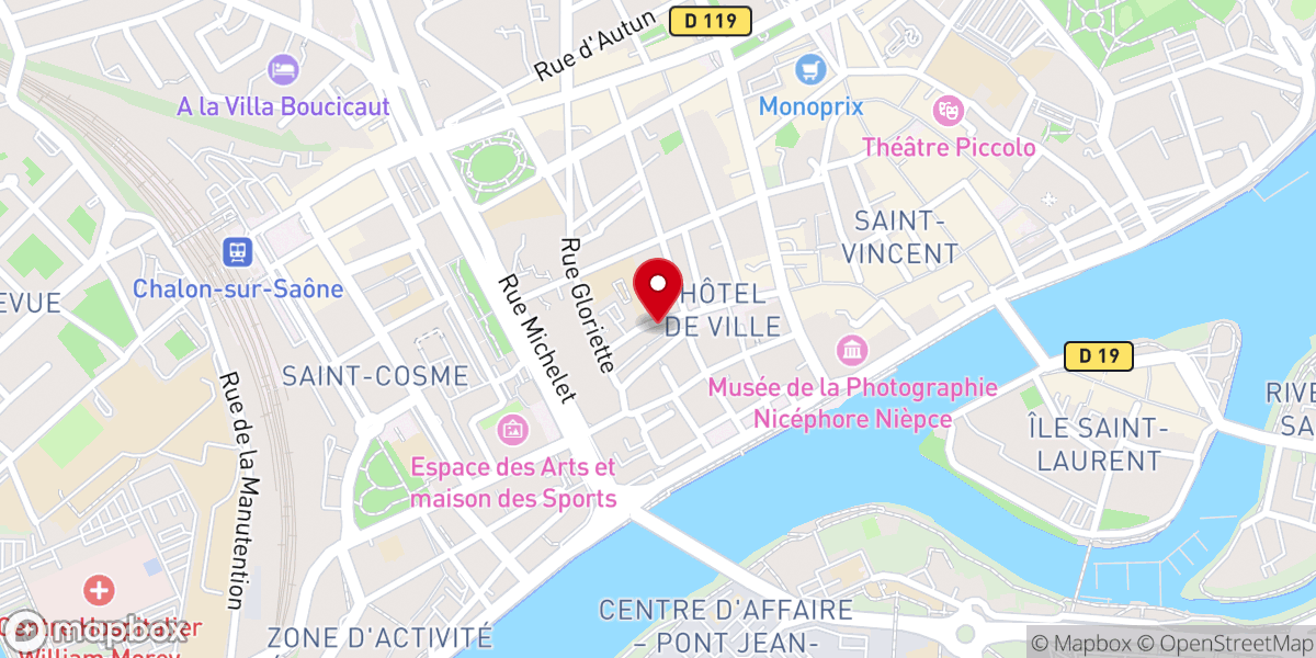 Map showing location of LIBRAIRIE CHRETIENNE "TRÉSORS DU CIEL"