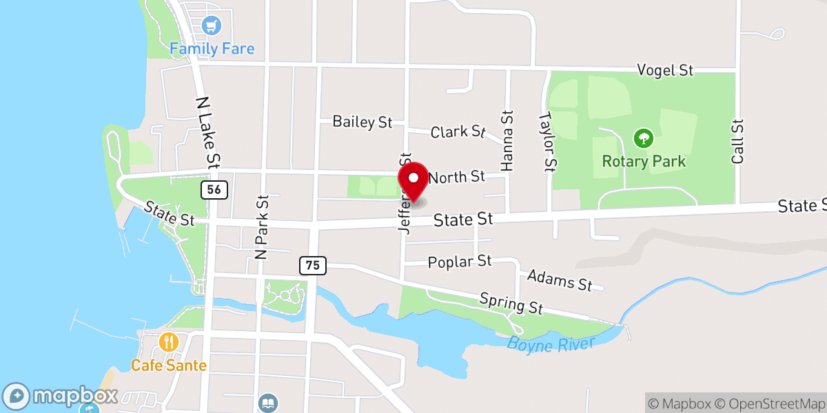 Map showing location of Trinity Fellowship