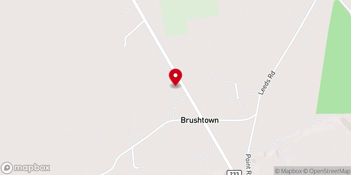 Map showing location of South Fairview First Church