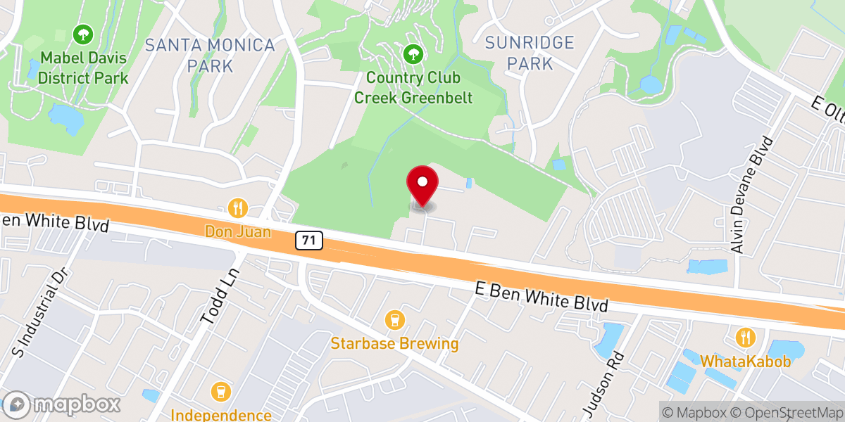 Map showing location of Saint Peter the Apostle Catholic Church