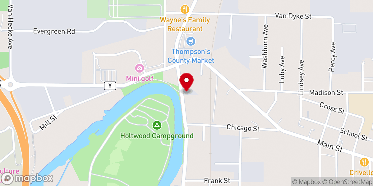 Map showing location of My Church