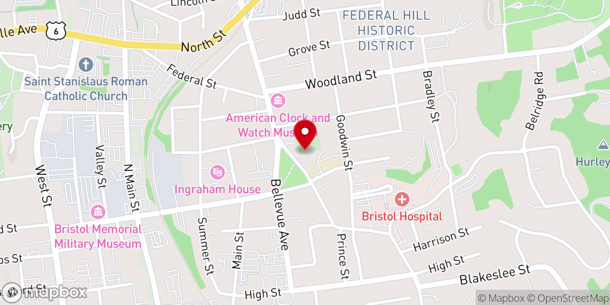 Map showing location of St Joseph Church