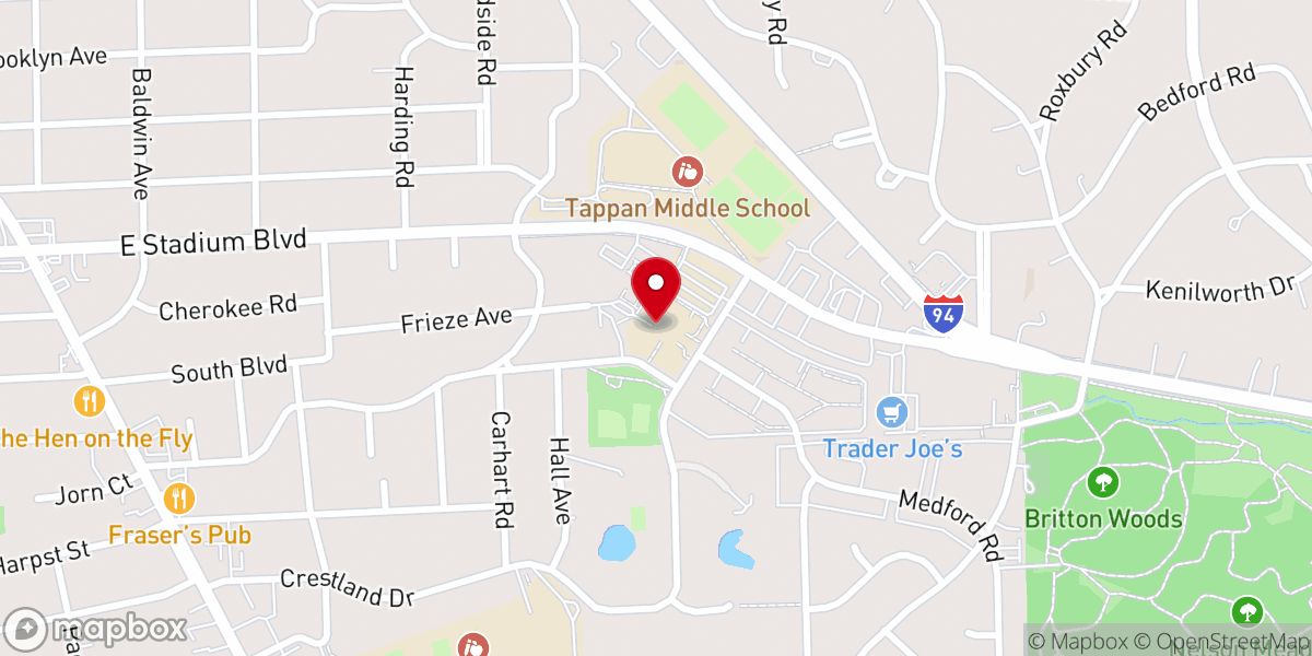 Map showing location of St. Francis Office