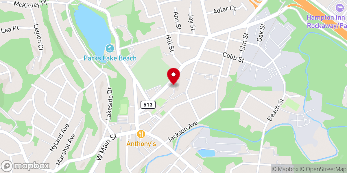 Map showing location of St Cecilia Roman Catholic Church
