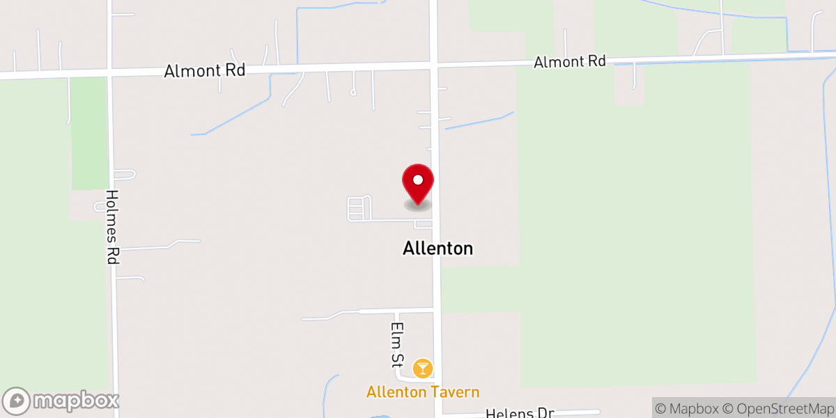 Map showing location of St John's The Evangelist Parish Allenton
