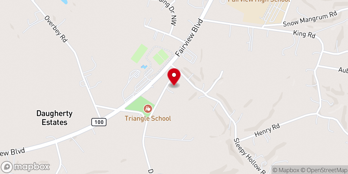 Map showing location of WestviewMethodistChurch