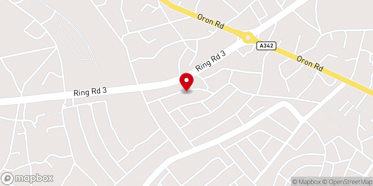 Map showing location of The Apostolic Church Nigeria, Mbiabong Ikot Akpabio Assembly