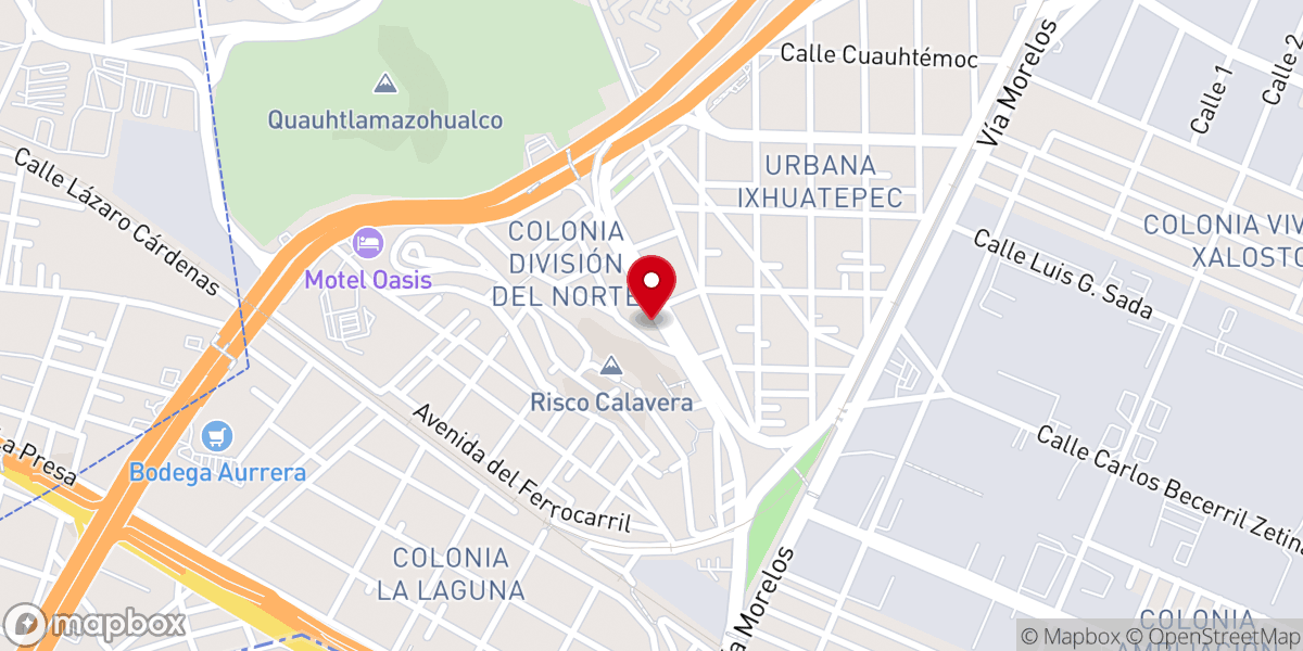 Map showing location of Parroquia San José