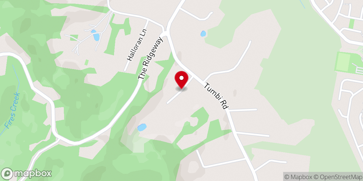 Map showing location of Calvary Baptist Church