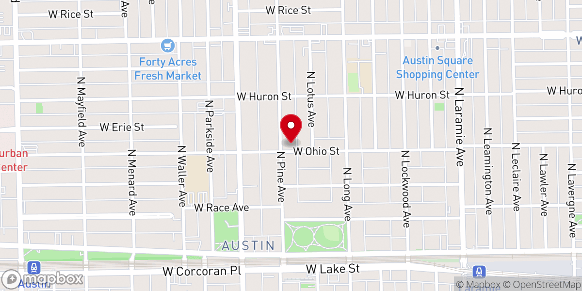 Map showing location of Rhema Word Church