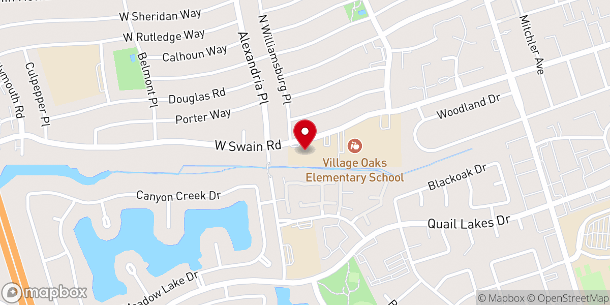 Map showing location of First Church of Christ Scientist
