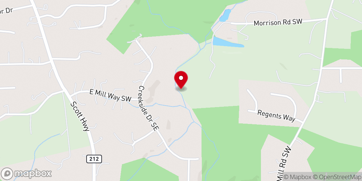 Map showing location of Old Pleasant Hill Baptist Church Inc