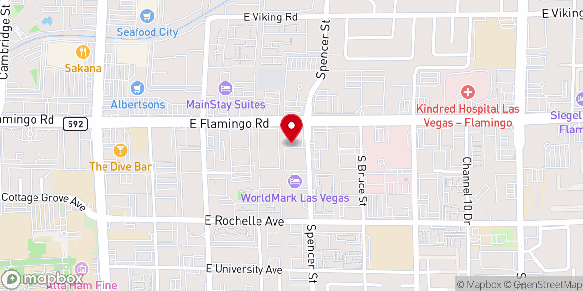 Map showing location of Iglesia de Cristo la Gracia de Dios