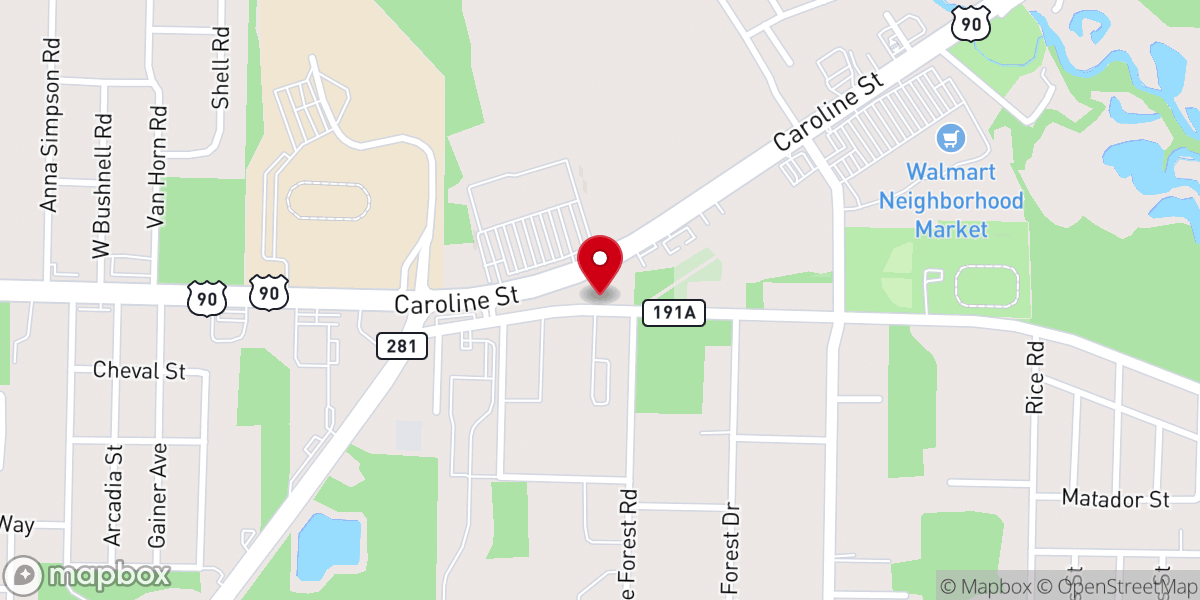 Map showing location of Eternal Trinity Church
