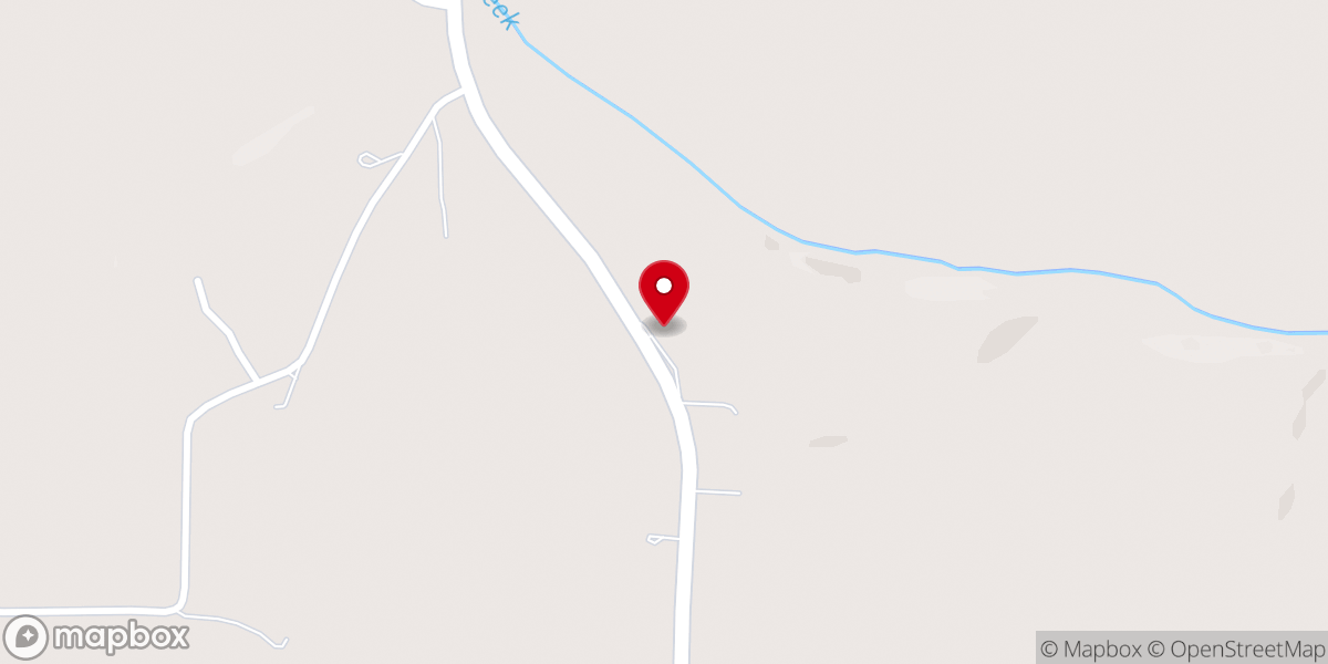 Map showing location of Friendship Baptist Church