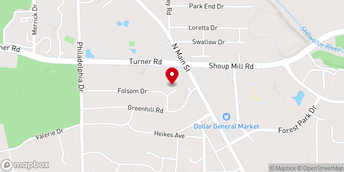 Map showing location of Ringer Eugene