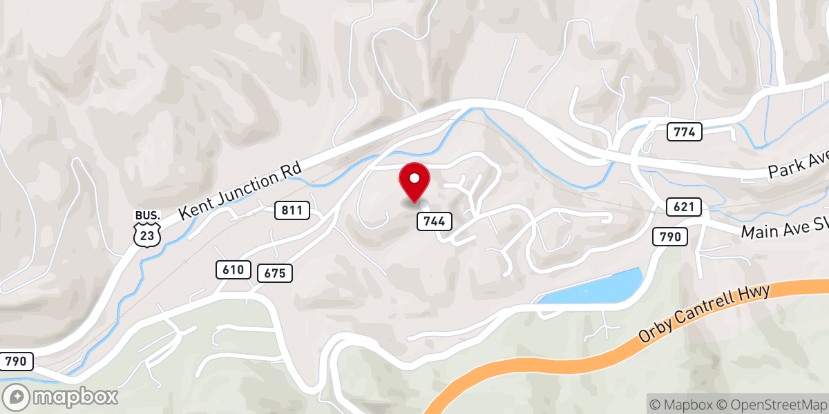 Map showing location of Dorton Lars C
