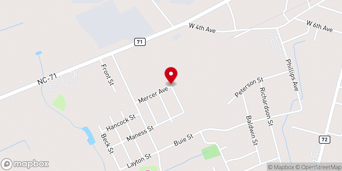 Map showing location of Saint Andrew Catholic Church